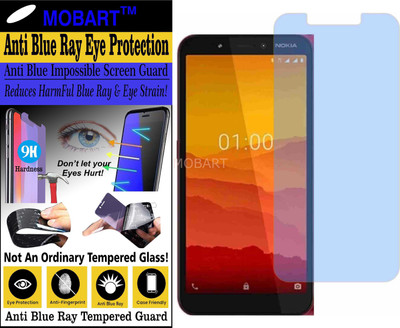 MOBART Impossible Screen Guard for NOKIA C2 (Impossible UV AntiBlue Light)(Pack of 1)