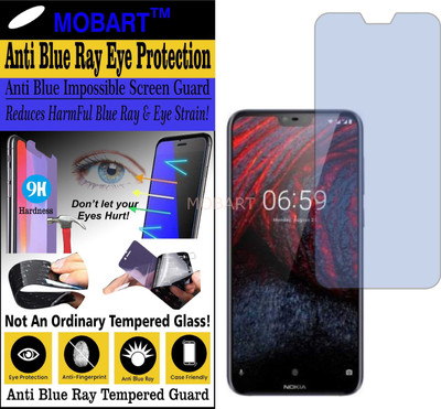 MOBART Impossible Screen Guard for NOKIA 6 1 PLUS (Impossible UV AntiBlue Light)(Pack of 1)