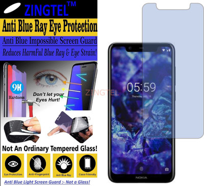 ZINGTEL Impossible Screen Guard for NOKIA 5.1 PLUS (Impossible UV AntiBlue Light)(Pack of 1)