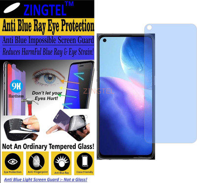 ZINGTEL Impossible Screen Guard for OPPO RENO 5 5G PEGM00 (Impossible UV AntiBlue Light)(Pack of 1)