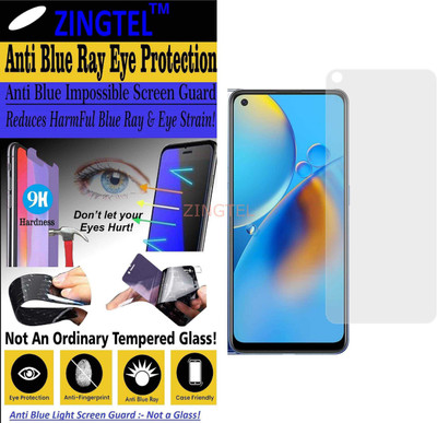 ZINGTEL Impossible Screen Guard for OPPO A74 (Impossible UV AntiBlue Light)(Pack of 1)
