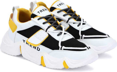 Woodage Casual Shoes Slip On Sneakers For Men Sneakers For Men(Yellow)