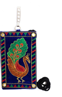 Mahabal Blue Sling Bag black girl mobile pouch for both girl and women