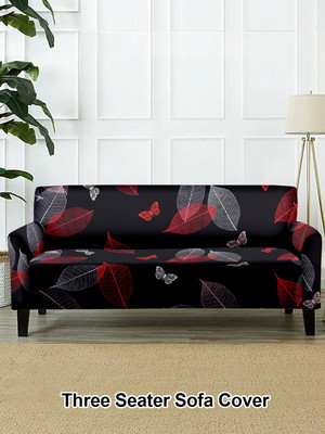 Flipkart SmartBuy Polyester Floral 3 Seater Sofa Cover(Multicolor Pack of 1)