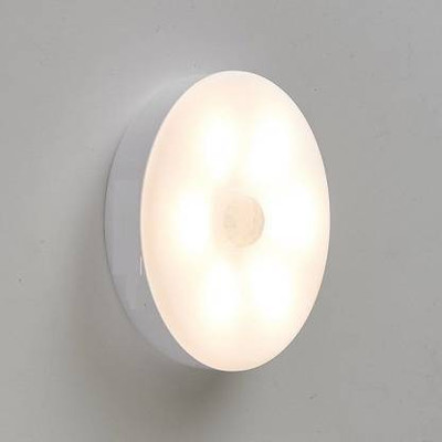 GAHLOT ENTERPRISE Induction Light Wireless USB Rechargeable ABS Round Intelligent Body Motion Sensor LED Light Night Light, Super Sensitive Magnetic 5W Induction Bulb for Home Indoor & Outdoor, Wardrobe, Staircase etc Bulb Emergency Light Bulb Emergency Light (White) Motion Sensor Light GAHLOT ENTERPRISE Induction Light Wireless USB Rechargeable ABS Round Intelligent Body Motion Sensor LED Light Night Light, Super Sensitive Magnetic 5W Induction Bulb for Home Indoor & Outdoor, Wardrobe, Staircase etc Bulb Emergency Light Bulb Emergency Light (White) Motion Sensor Light