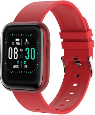 Fire-Boltt Ninja Pro Full Metal SpO2 Smartwatch(Red Strap, Free Size)