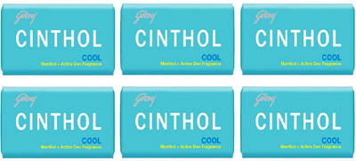 CINTHOL COOL BATH SOAP 100gm PACK OF 6(6 x 100 g)