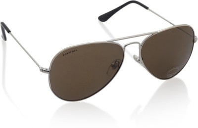 Fastrack Aviator Sunglasses(For Men, Brown)