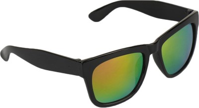 PASSION PETALS Wayfarer Sunglasses(For Boys & Girls, Golden, Green)