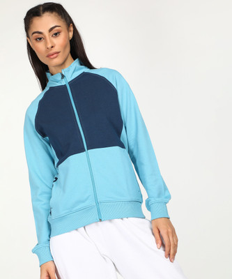 Wildcraft Full Sleeve Color Block Women Sweatshirt