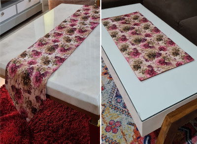 Groki Pink 183 cm Table Runner(Cotton)