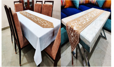 Groki Beige 183 cm Table Runner(Cotton)