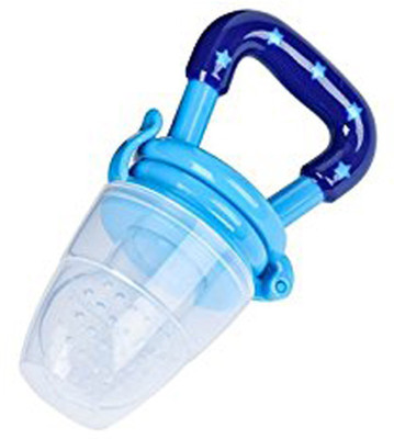 AE Silicone Baby fruit Feeder/BPA Free/Food Feeder/Silicone Food Nibbler Teether and Feeder(Blue)
