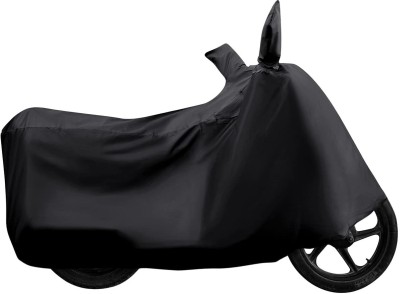 Growmax Two Wheeler Cover for DSK Benelli(E Scoot, Black)