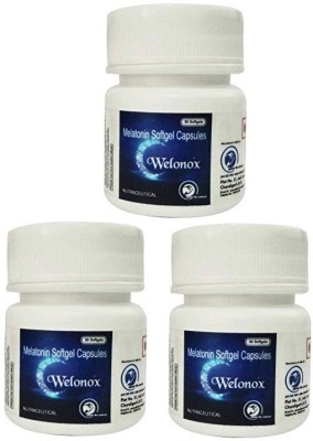 Welonox Sleeping Capsules – Sleep Care – Sleep well Medicine – Deep Sleep (Pack Of 3)(3 x 30 g)