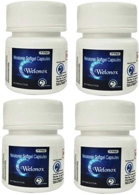 Welonox Capsules For Deep Sleep – Sleeping Pills – Sleep Support Capsules (Pack Of 4)(4 x 30 Capsules)