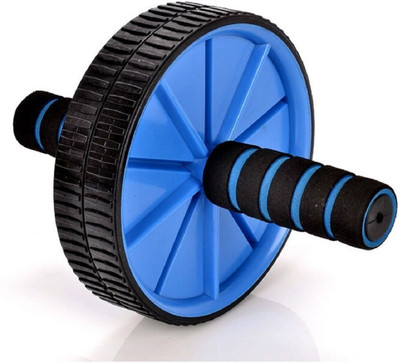 KRISHNA Ab Exercise Roller with Mat Ab Exerciser(Blue)