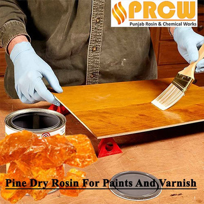 Punjab Rosin Pine Dry Rosin For High Softening Point| Outstanding Oil Solubility And Solubility| Not Easily Become Yellow|Low Viscosity-1Kg Matte Varnish(1 L)