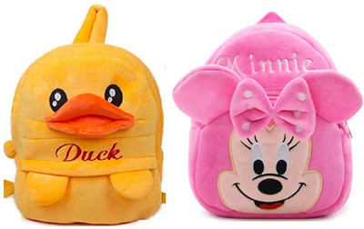 7Eleven Enterprise BM-combo of 2 pink minie, yellow duck_1403 12 L Backpack(Multicolor)