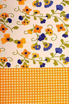 ARCZEN Cotton Double Flat 131 TC Checkered Bedsheet(Pack of 1, Yellow)