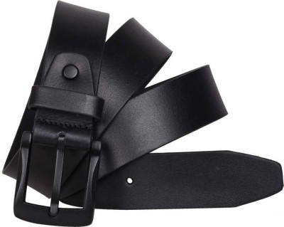 BlacKing Men Formal, Evening, Casual, Party Black Genuine Leather, Artificial Leather Belt