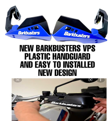 imad NEW DESIGN BARKBUSTER HANDGUARD Handlebar Hand Guard(Universal For Bike)