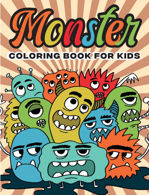 Monster Coloring Book for Kids(English, Paperback, Bernard Emilian)