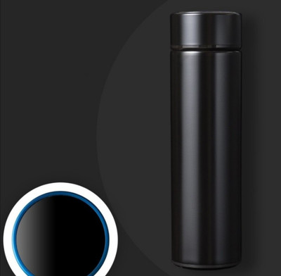 zm store 500 ml Steel Flask(Pack of 1, Black)