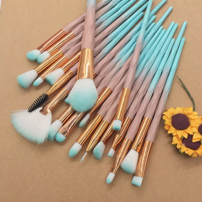 Roslet Eye Brush Set, 20 pcs Unicorn Eyeshadow Eyeliner Blending Crease Kit Makeup Brushes Make Up Foundation Eyebrow Eyeliner Blush Cosmetic Concealer Brushes(Pack of 20)