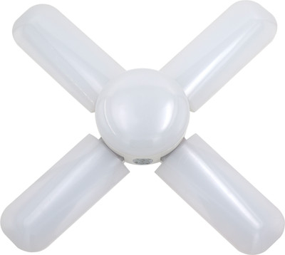 spark world 25 W Basic Decorative B22 LED Bulb(White)