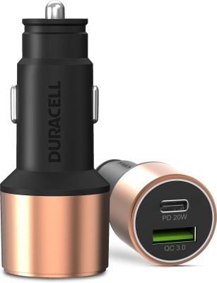 DURACELL 38 W Turbo Car Charger(Black)