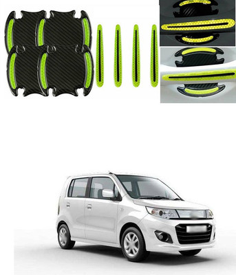 PRTEK Plastic Car Door Guard(Black, Green, Pack of 8, Maruti, Universal For Car)