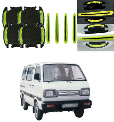 PRTEK Plastic Car Door Guard(Black, Green, Pack of 8, Maruti, Omni)