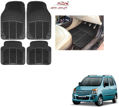 AuTO ADDiCT Rubber Standard Mat For  Maruti Suzuki WagonR(Black)