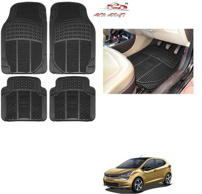 AuTO ADDiCT Rubber Standard Mat For  Tata Altroz(Black)