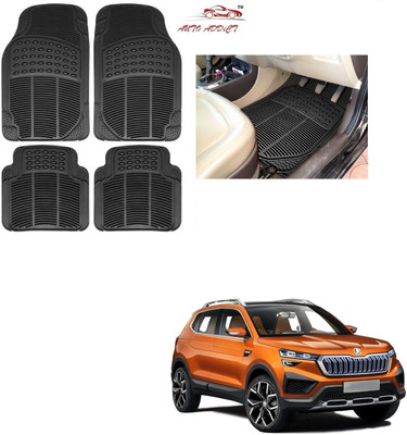 AuTO ADDiCT Rubber Standard Mat For  Tata One(Black)
