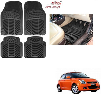 AuTO ADDiCT Rubber Standard Mat For  Maruti Suzuki Swift(Black)