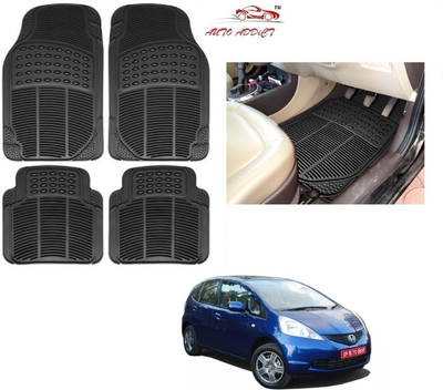 AuTO ADDiCT Rubber Standard Mat For  Honda Jazz(Black)