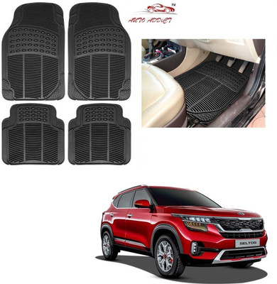AuTO ADDiCT Rubber Standard Mat For  Kia Seltos(Black)