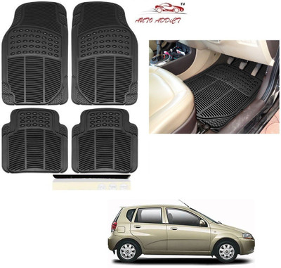 AuTO ADDiCT Rubber Standard Mat For  Chevrolet UVA(Black)