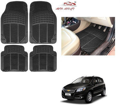 AuTO ADDiCT Rubber Standard Mat For  Chevrolet Sail UVA(Black)
