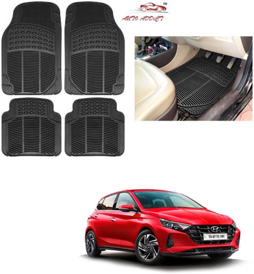 AuTO ADDiCT Rubber Standard Mat For  Hyundai i20(Black)