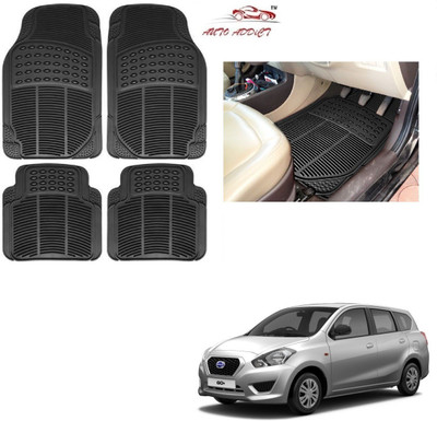 AuTO ADDiCT Rubber Standard Mat For  Datsun Go+(Black)