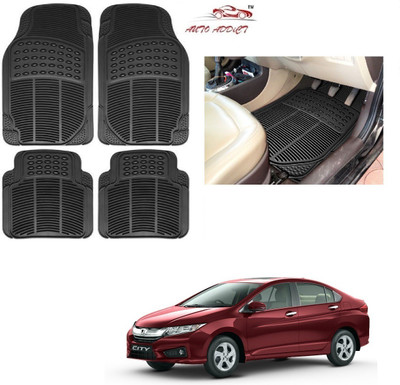 AuTO ADDiCT Rubber Standard Mat For  Honda City i-Dtec(Black)