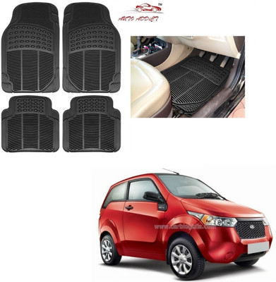 AuTO ADDiCT Rubber Standard Mat For  Mahindra Reva(Black)