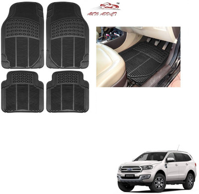 AuTO ADDiCT Rubber Standard Mat For  Ford Endeavour(Black)