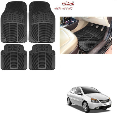 AuTO ADDiCT Rubber Standard Mat For  Tata Indigo(Black)