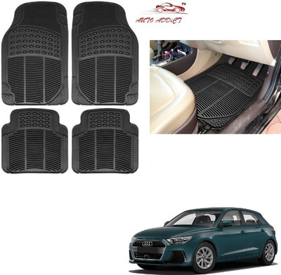 AuTO ADDiCT Rubber Standard Mat For  Audi A180(Black)