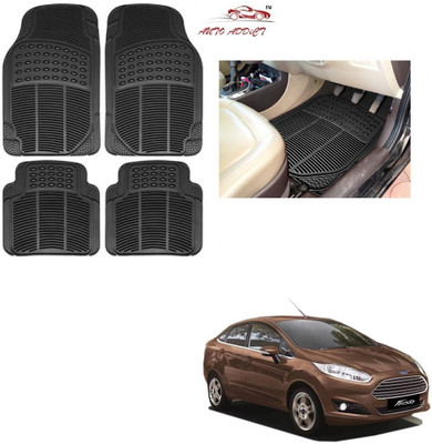 AuTO ADDiCT Rubber Standard Mat For  Ford Fiesta(Black)