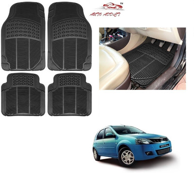 AuTO ADDiCT Rubber Standard Mat For  Mahindra Verito Vibe(Black)